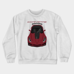 Corvette C7 ZR1 - Long Beach Red Crewneck Sweatshirt